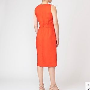 J CREW LINEN BLEND SHEATH DRESS